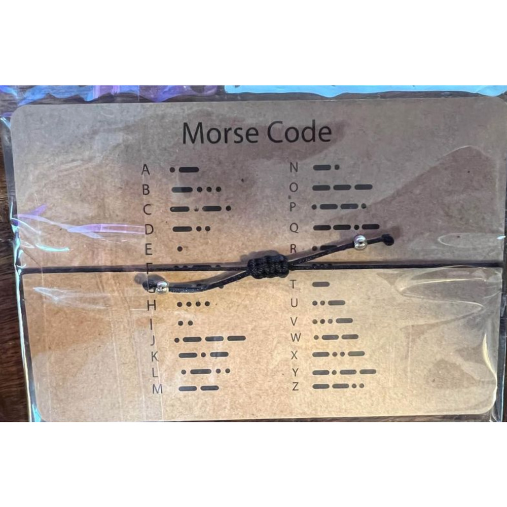 I LOVE YOU Morse Code Bracelet - Picture 2 of 2